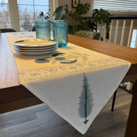 Jodhpur Breeze Indigo Table Runner
