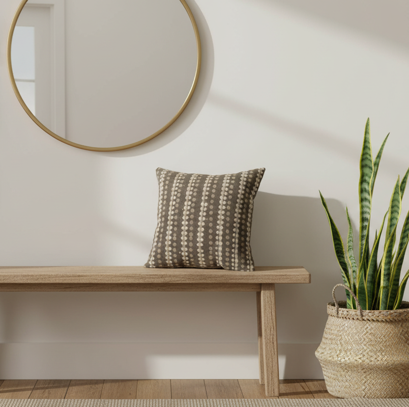 Stone Stripe Cushion Cover