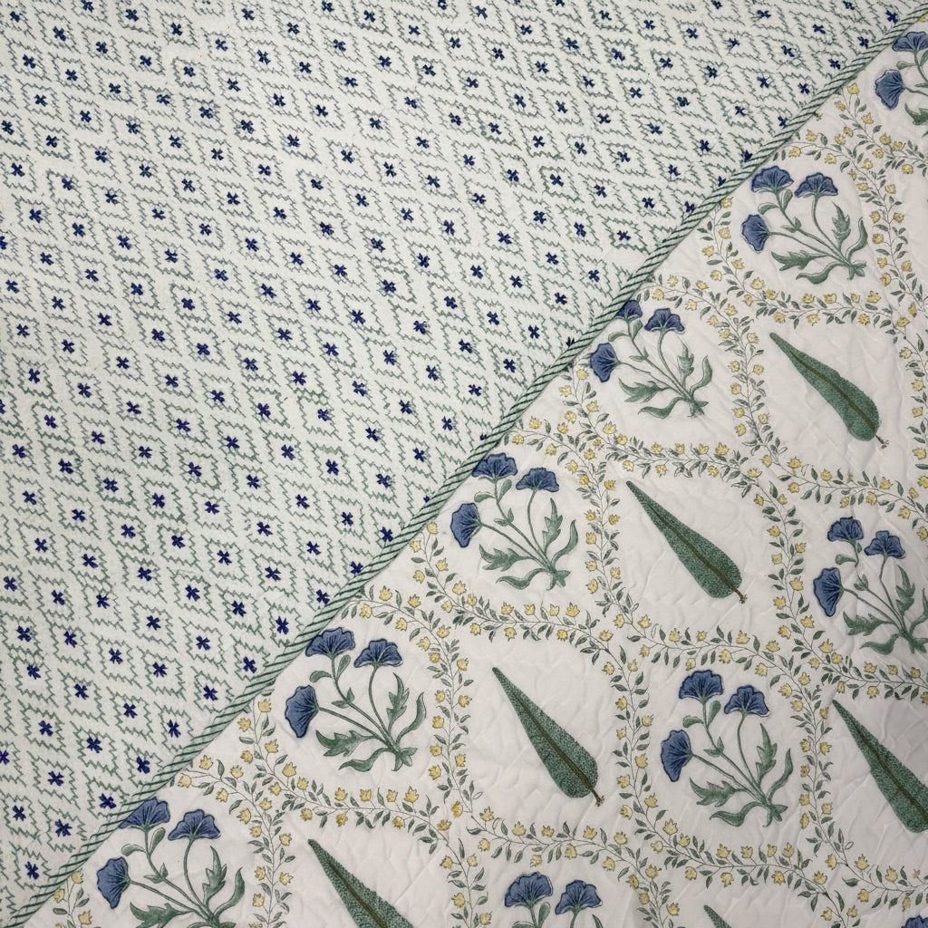 Bluebell Bloom Reversible Quilt
