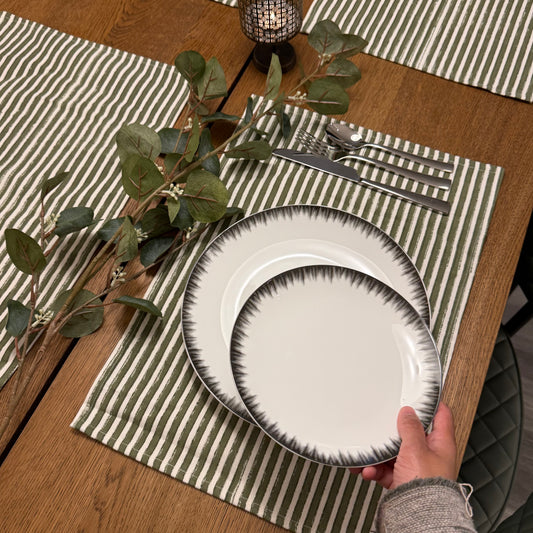 Evergreen Stripe Placemats