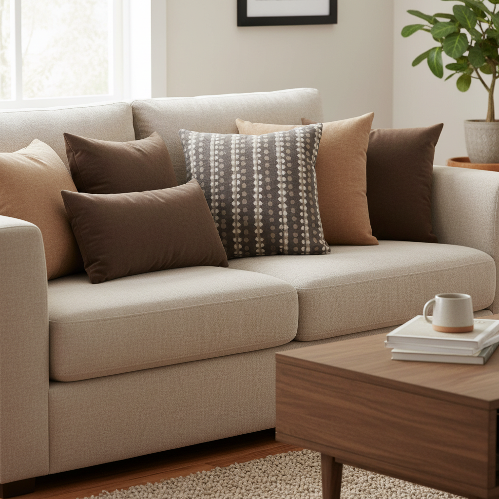 Stone Stripe Cushion Cover