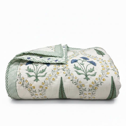 Bluebell Bloom Reversible Quilt
