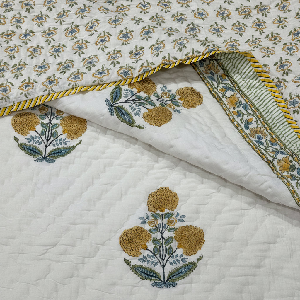 Marigold Dreams Reversible Quilt