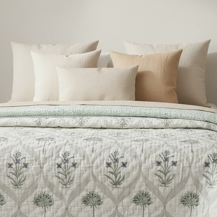 Whispered Garden Reversible Quilt